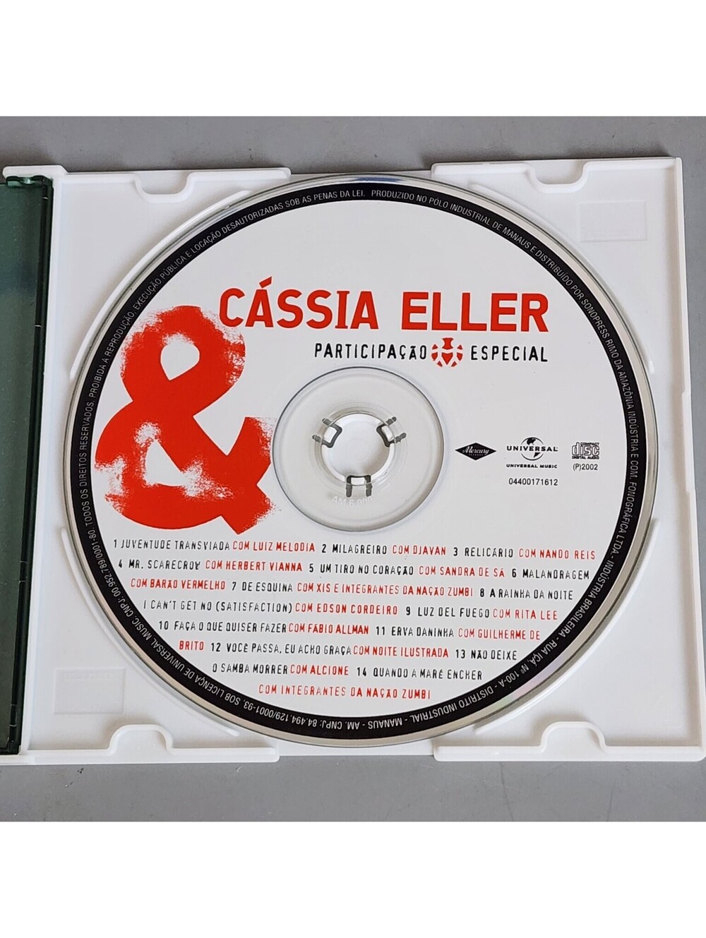 Cássia Eller - Participação Especial CD Universal Music Brazil -Disc Only-
